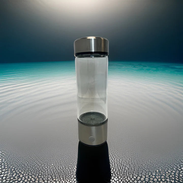 Hydrogen Generator Glass Water Bottle